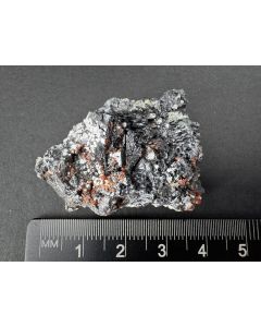 Braunite II xls; N'Chwaning Mine, Kuruman, South Africa; Min; unique piece
