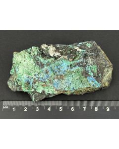Carbonate-Cyanotrichite xls; Cap Garonne, Var, France; Scab; unique piece
