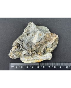 Cerussite xls, Pyromorphite xls, Galena; Tanzfleck, Taunus, Germany; Scab; unique piece