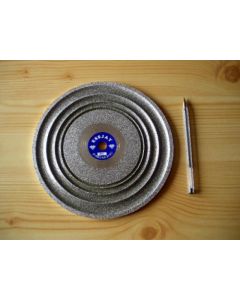 Cabochon diamond polishing disc 8", grain 0060