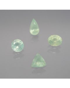 Adamite-Cupro facetted 3.6 mm, Mexico