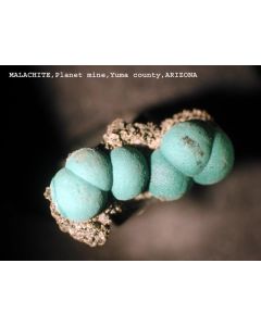 Malachite xx; Planet Mine, AZ, USA; KS