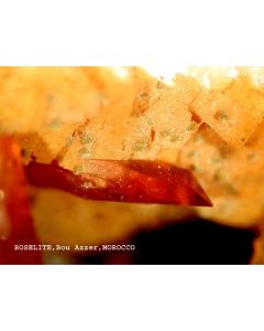 Roselite - beta xx; Ambed-3, Bou Azzer, Morocco; NS