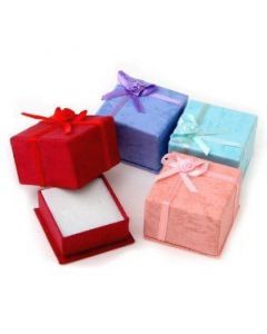 Jewellery box, pink 4x4 cm, 10 pieces