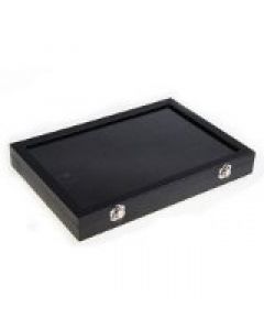 Jewellery display case, black