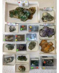 Fluorite xx; Okaruso Mine, Otjiwarongo, Namibia; KS