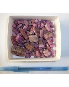 Ruby crystals; Corundum, 1st choice, TOP!, Tanzania; 50 g