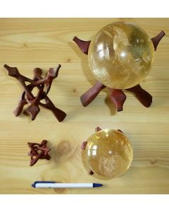 Cobra wooden sphere stands, foldable, 5.5 cm, 1 piece