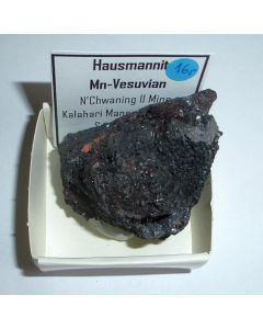 Hausmannite xx; N' Chwaning Mine, Kalahari Manganese Field, Kuruman, RSA; MM