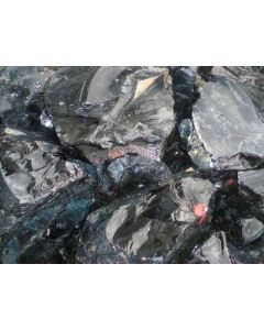 Obsidian; Gyumush-Dzhraber-Fantan, Armenia; KS