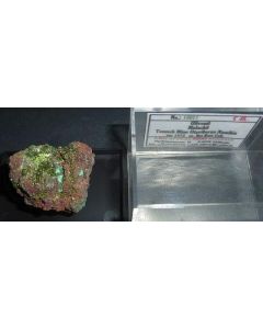 Olivenite xx; Tsumeb Mine, Otavi Bergland, Namibia; KS