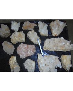 Mountain Quartz (quartz), crystals on matrix, Itremo, Madagascar, 1 kg