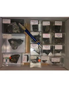 Aris, Windhoek, Namibia; small collection of well identified specimen; 1 lot of 16 specimen