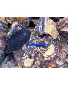 Pyrophyllite, hard soap stone, multicolour, Namibia, 1 kg
