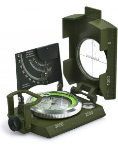 Universal prismatic compass, geologist compass; Konustar, Italy; 1 piece 