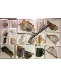 Gypsum (Selenite, gemmy), Serpieri Mine, Laurion, Greece, 1 flat