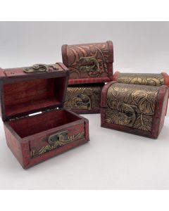 Treasure box, pirate chest, small, 1 piece