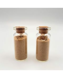 Sand from Tunisia with sand roses pieces in bottle, 1 piece
