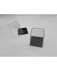 Miniature Box, Acrylic Box, T52E; black, 2 x 2 x  2 inch (50 x 50 x 52 mm); 10 pcs