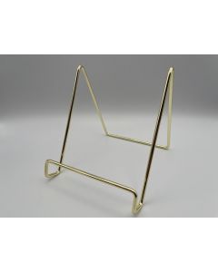 Metal display stand; gold, 150 x 120 x 130 mm; 1 piece