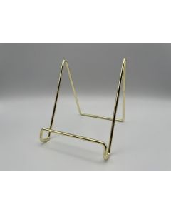 Metal display stand; gold, 130 x 095 x 120 mm; 1 piece