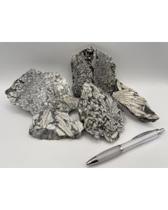 Pinolite, Magnesite; cut in slices, Tauern, Austria; 1 kg 