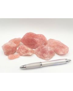 Rose quartz; 1. choice, Namibia; 1 kg 