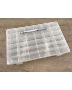 Sorting box; 12-36 compartments, variable number of compartments; 1 piece