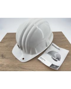 Schuberth mining helmet; white, adjustable size; 1 piece