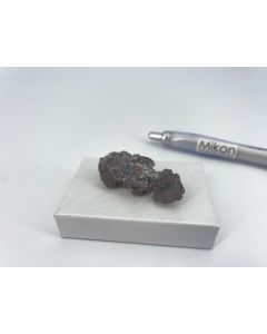 Copper pseudomorph; #3, azurite after nat. copper, Silver City, New Mexico, USA; KS
