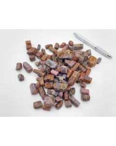 Ruby + Sapphire crystals, Corundum; Tanzania; 1 kg