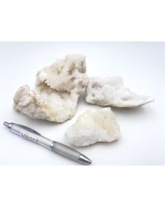 Quartz geodes parts, druses; loose pieces, Morocco; 1 kg