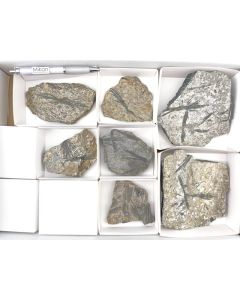 Hedenbergite (xln); Binntal, Switzerland, from Strahler Gorsatt; 1 flat 