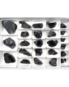 Mahogany obsidian; Armenia; 1 flat