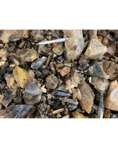 Smoky quartz; crystals and pieces, mix, Mzimba, Malawi; 100 kg.