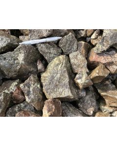 Monazite (partly UV-active!); thorium-free!, green, Kangankunde Hill, Malawi; 100 kg