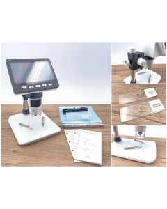 Digital Microscope with illumination + screen 