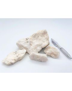 Barite; pure, white, Harz, Germany; 10 kg