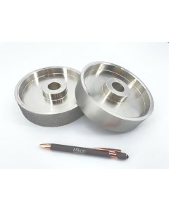 Diamond-polishing-wheel, 1.5" width, 6" diameter, grain 100