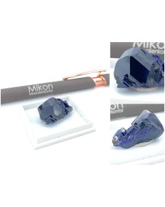 Azurite xx; Tsumeb Mine, Otavi Mountains, Namibia, Gerd Tremmel collection; Min, single piece