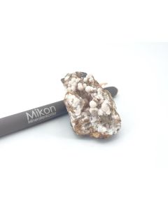 Pectolite, Calcite; N'Chwaning II Mine, South Africa, Gerd Tremmel Collection; Min, single piece