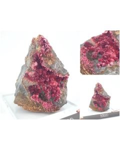 Erythrin; Agoudal, Bou Azzer, Morocco, before 2016, Gerd Tremmel collection; Min, single pieces