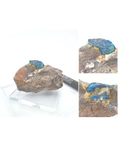 Chalcostibite; Ghar El Ganz, Morocco, Gerd Tremmel collection; Min, single piece