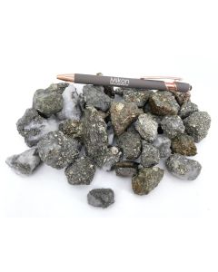 Pyrite; massive, Mexico: 1 kg