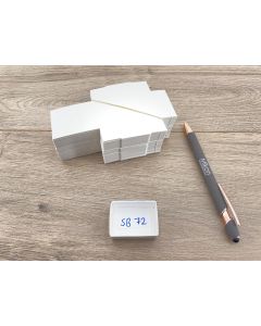 Specimen FoldUp Boxes SB 72; 1 1/2 x 1 1/4 x 3/4 inch (40 x 30 x 18 mm); 100 pcs, fit 72 per flat