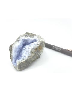 layer agate "Blue Lace", druzy; Jombo, Malawi; Min, single piece