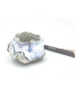 Agate "Blue Lace", druzy; Jombo, Malawi; Min, single piece