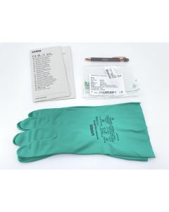 Protective gloves, chemical gloves; acid protection, uvex, professional version, Size L, 9; 1 pair. Made in Germany (!)