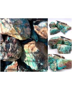 Shattuckite etc.; 1st choice, Kaokoveld, Namibia; 10 kg 