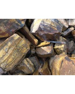 Tiger iron; parallel banded, Prieska, South Africa; 100 kg